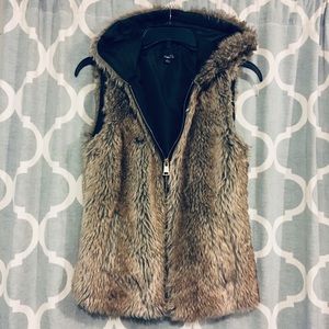 Faux Fur Vest NWOT